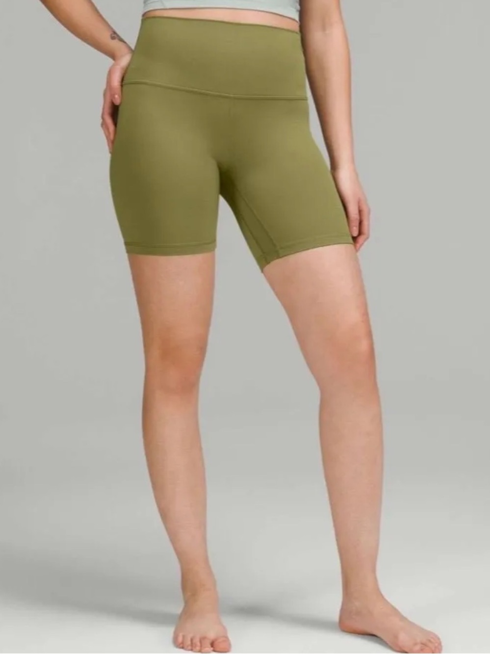 Lululemon Align High-Rise Short 6" Bronze Green
